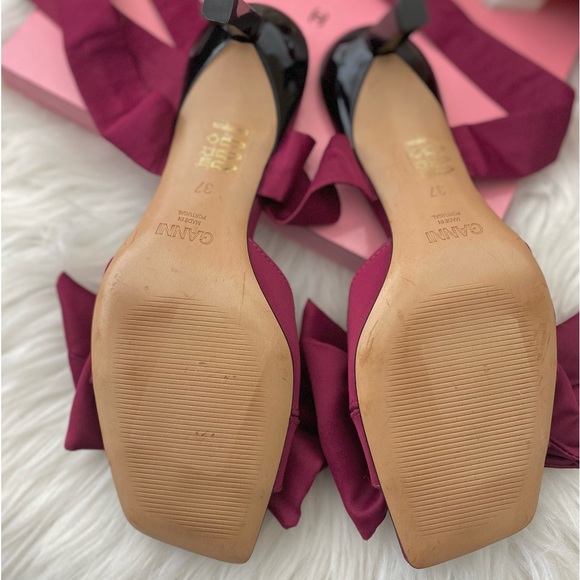 GANNI Bow Wrap Sandals - Picture 6 of 7